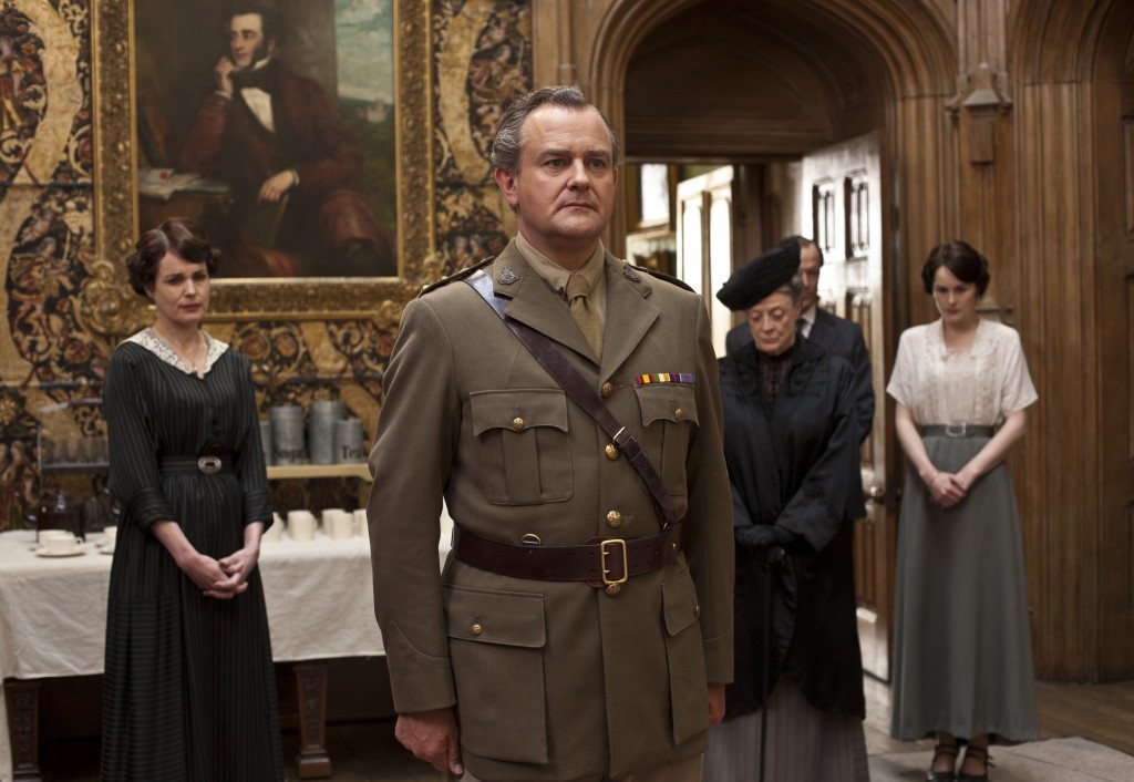 Hugh as Lord Grantham in Downton Abbey