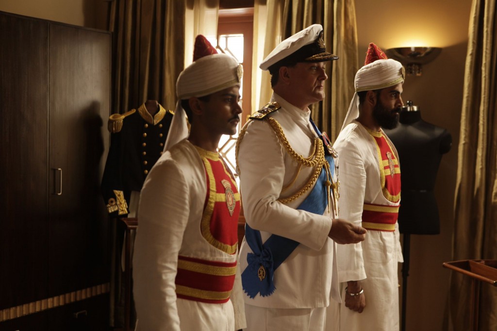 Hugh as Lord Mountbatten in Viceroy's House
