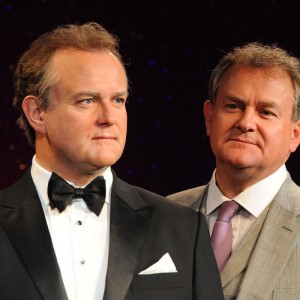 Hugh Bonneville sees double as he meets his Madame Tussauds wax figure