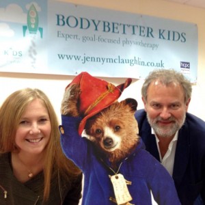 Marmalade sandwiches all round as Paddington and Downton Abbey star Hugh Bonneville opens Gloucestershire’s first independent children’s physiotherapy clinic in Rodborough