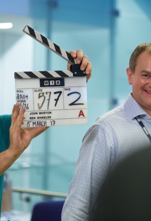 W1A: Hugh Bonneville on BBC sitcom, Downton Abbey movie and selfies