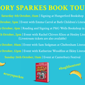 Rory Sparkes – Book Tour 2025